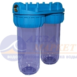 картинка ITA FILTER - Колба SLD 10" 3P с прозрачными стаканами