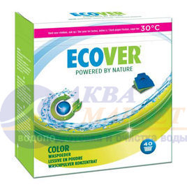 картинка Ecover - Экологический стиральный порошок-концентрат для цветного белья "Эковер" ,  3 кг