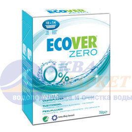 картинка Ecover - Экологический стиральный порошок-ультраконцентрат "Эковер", WHITE ZERO, 750гр