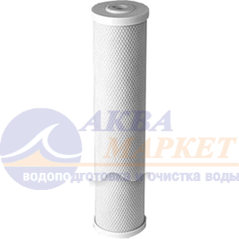 картинка ГЕЙЗЕР - Картридж угольный СВС 10 BB-20" (прессованный уголь, 10 мкм)